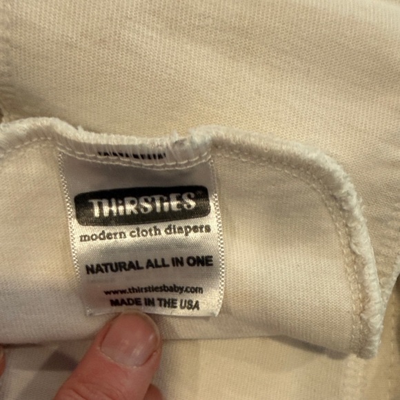 Thirsties NAIO (Natural All in One) diaper in Palm Paradise - Picture 2 of 4